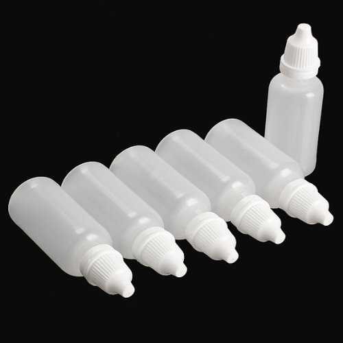 Vktech Plastic Dropping Bottles,30ml, 50 Pcs