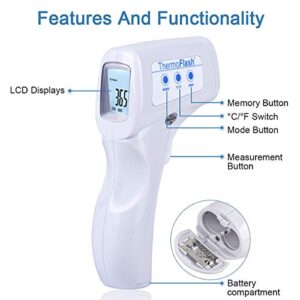 Visiomed - VMLX26E ThermoFlash Non-Contact Infrared Thermometer LX-26E