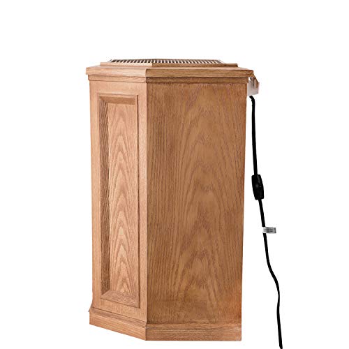 AIRCARE 696 400HB Digital Whole-House Console-Style Evaporative Humidifier, Light Oak