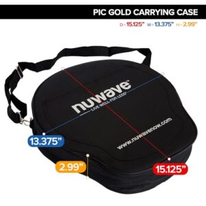 NUWAVE Carrying Case for Precision Induction Cooktop, Insulated & Water Resistant, Sold by Original Manufacturer, Exclusively for PIC Models