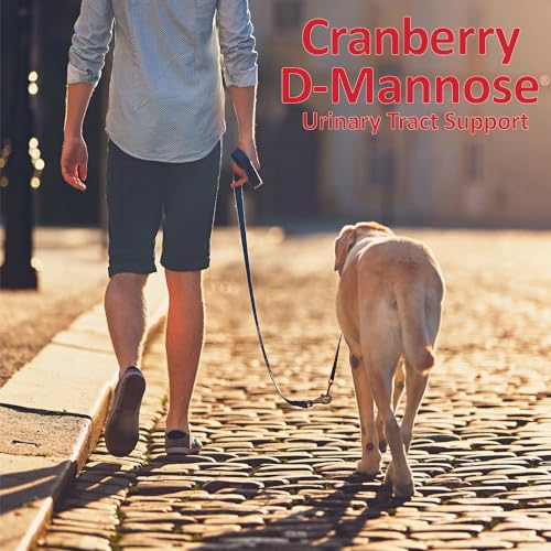 Pet Health Solutions Cranberry D-Mannose Urinary Tract Support - Bladder Health Supplement for Dogs and Cats - 60 Tablets