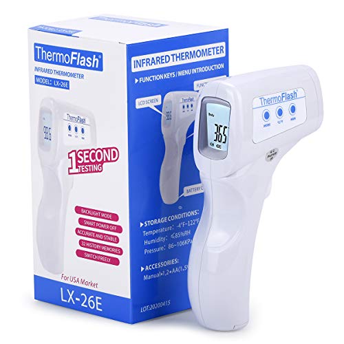 Visiomed - VMLX26E ThermoFlash Non-Contact Infrared Thermometer LX-26E