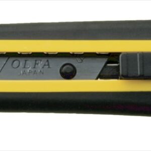 Utility Knife, 5 3/4 In, Yellow/Black