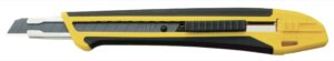 utility knife, 5 3/4 in, yellow/black