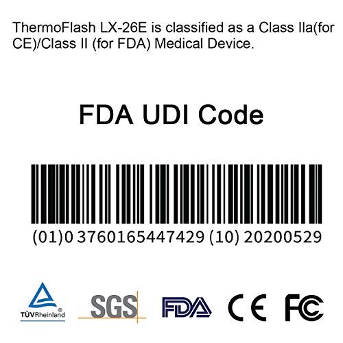 Visiomed - VMLX26E ThermoFlash Non-Contact Infrared Thermometer LX-26E