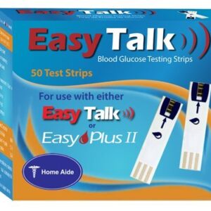 Easy Talk Blood Glucose Test Strips 200Ct Bundle Deal (4 boxes of 50Ct = 200CT Total)