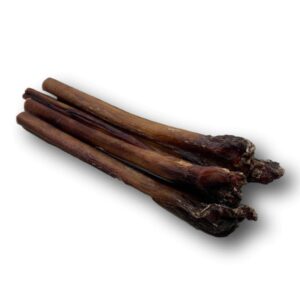 Top Dog Chews - Jumbo 12 Inch Bully Sticks, 5 Pack. 100% Natural Beef, Free Range, Grass Fed, High Protein, Supports Dental Health & Easily Digestible, Treat for Medium & Large Dogs