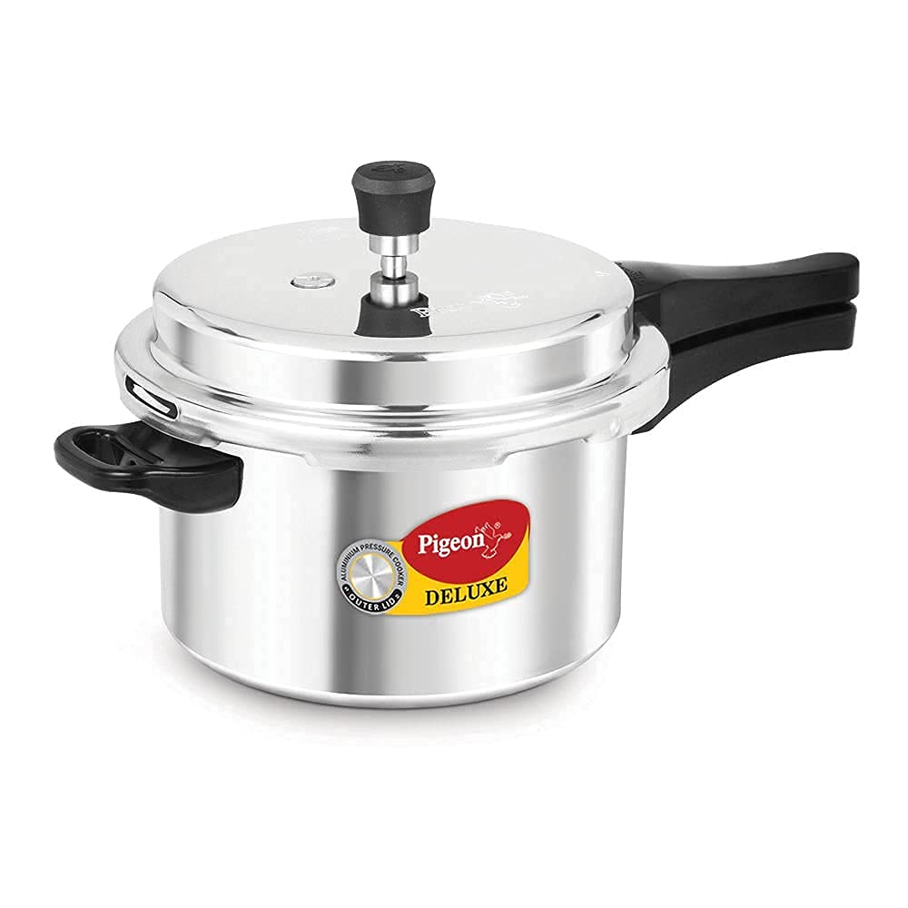 Pigeon - Deluxe Aluminum Outer Lid Stovetop Pressure Cooker - 3 Liters