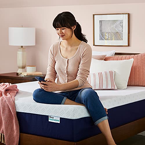 Sleep Innovations Shiloh 14 Inch Memory Foam Mattress, Cal King Size, Bed in a Box, Cradling Medium Support