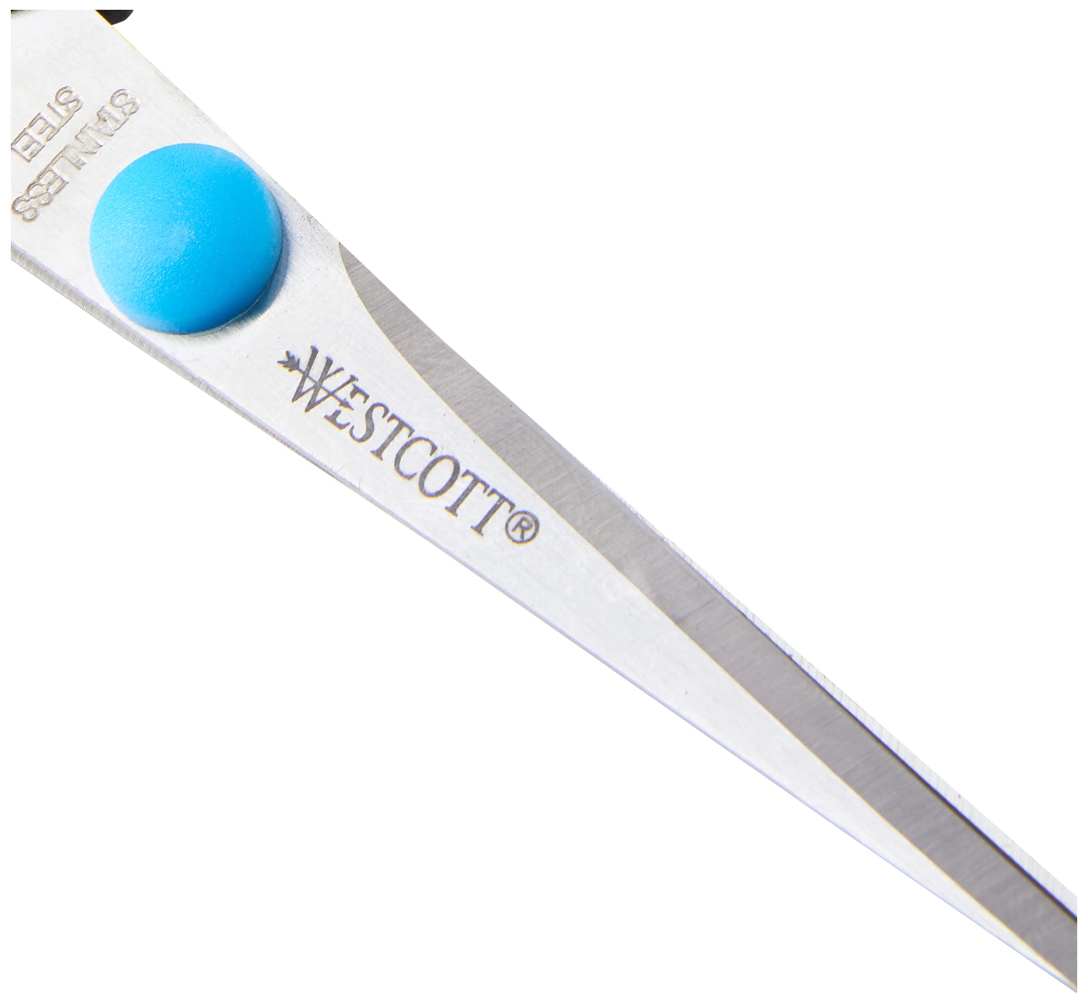 Westcott 5 inch Easy Grip Left Handed Soft Grip Scissor - Black/Blue - Black-Blue