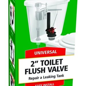 Fluidmaster 507A 2-Inch Universal Toilet Flush Valve And Flapper Replacement