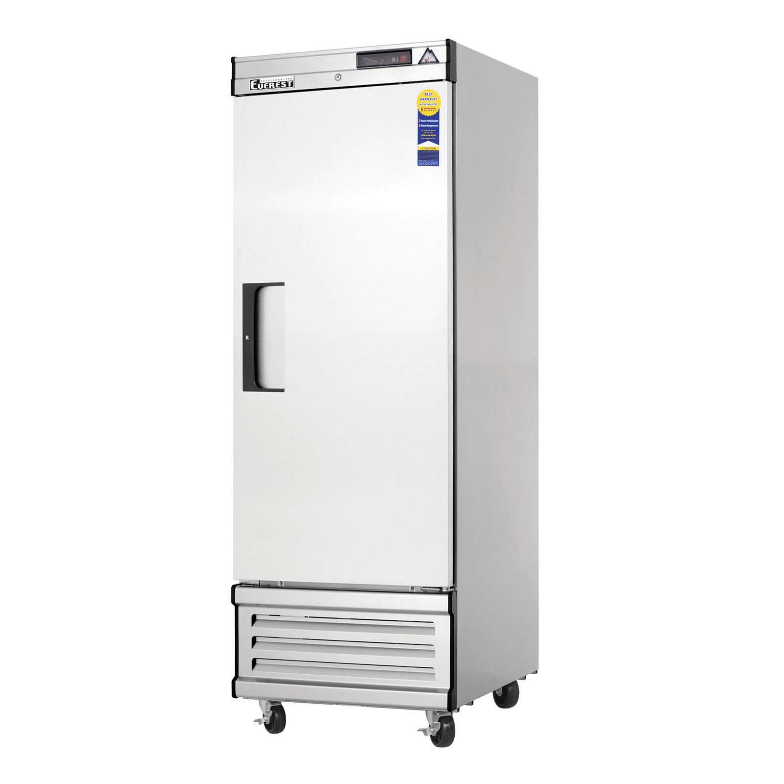 Everest Refrigeration EBF1 Reach-in Freezer 1 Solid Door, 115v, NSF - 21 cu. ft.