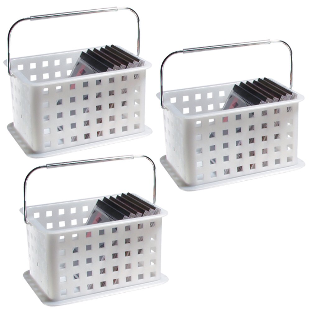 interDesign 3-Pack Basket, Small, Clear