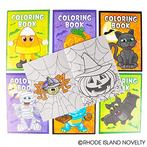 Halloween Coloring Books Pack of 12