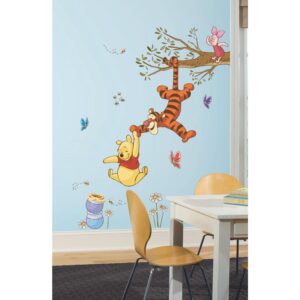 RoomMates RMK2463GM Swinging for Honey Wall Decal, Multicolor