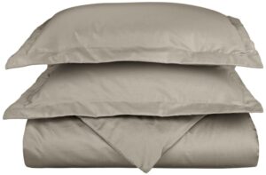 superior cr600dcsl-parent duvet cover set, king/california king, grey