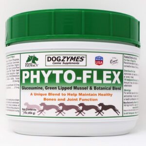 Dogzymes Phyto Flex - Glucosamine, Chondroitin, MSM and Hyaluronic Acid… (1 Pound)