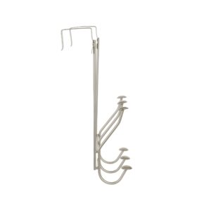 Spectrum Diversified Windsor Over The Door 3-Hook Rack, Satin Nickel