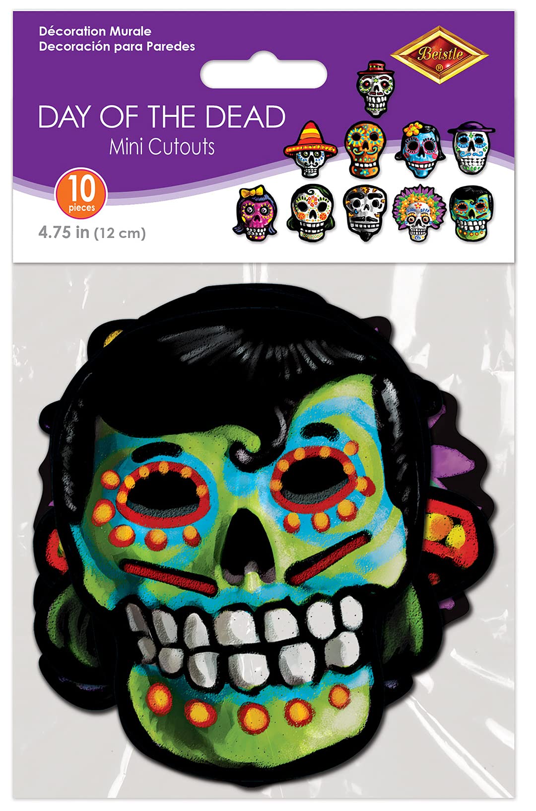 Beistle Mini Day of The Dead Cutouts