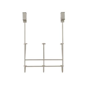 Spectrum Diversified Windsor Over The Door 3-Hook Rack, Satin Nickel