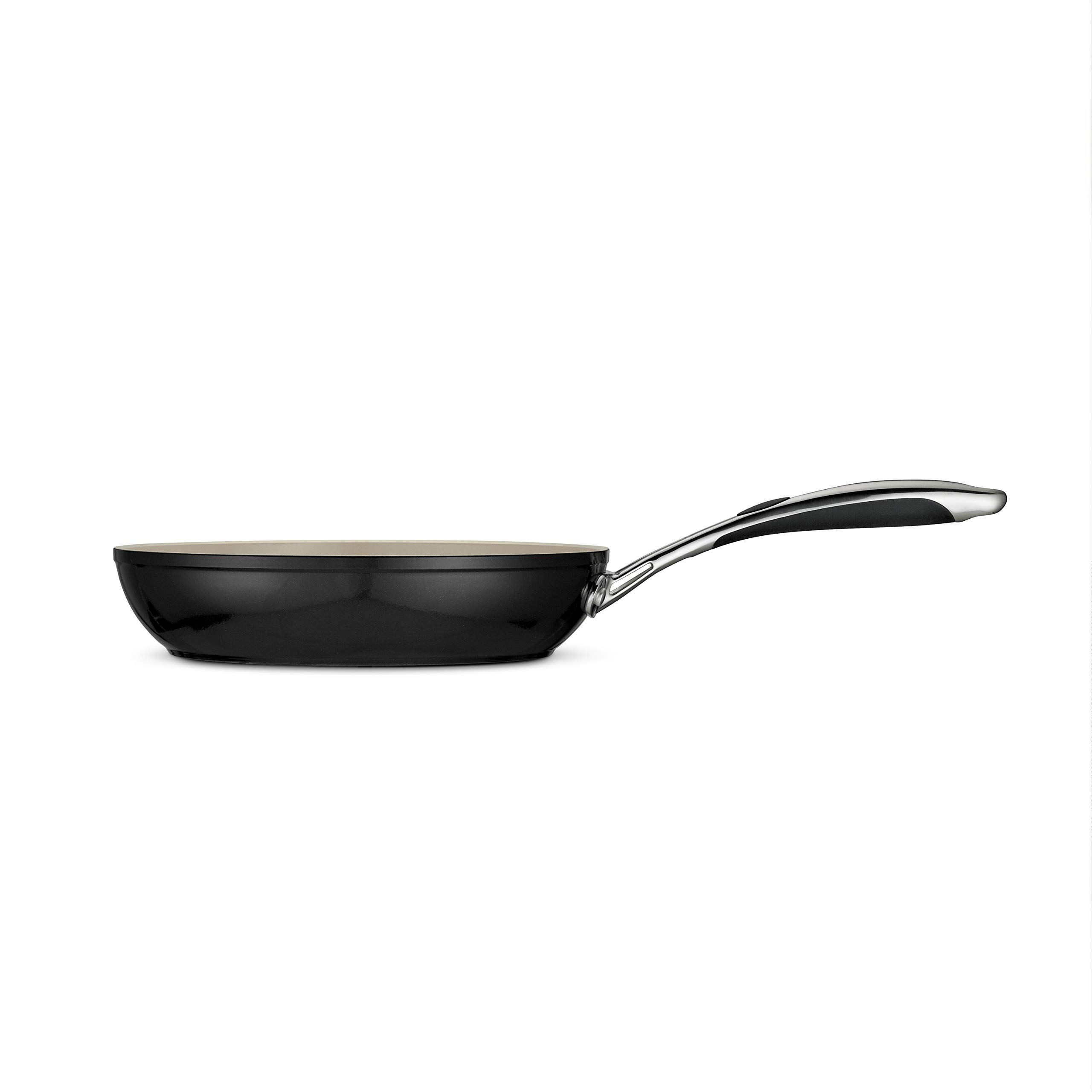 Tramontina Deluxe Fry Pan Aluminum 10-inch, Metallic Black, 80110/019DS