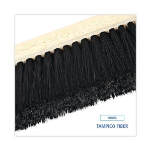 Boardwalk 20224 Floor Brush Head, 2 1/2-Inch Black Tampico Fiber, 24-Inch