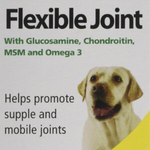 Vetzyme Bob Martin High Strength Flexible Joint for Dogs, 30 Tablets, Tasty Chicken Bites