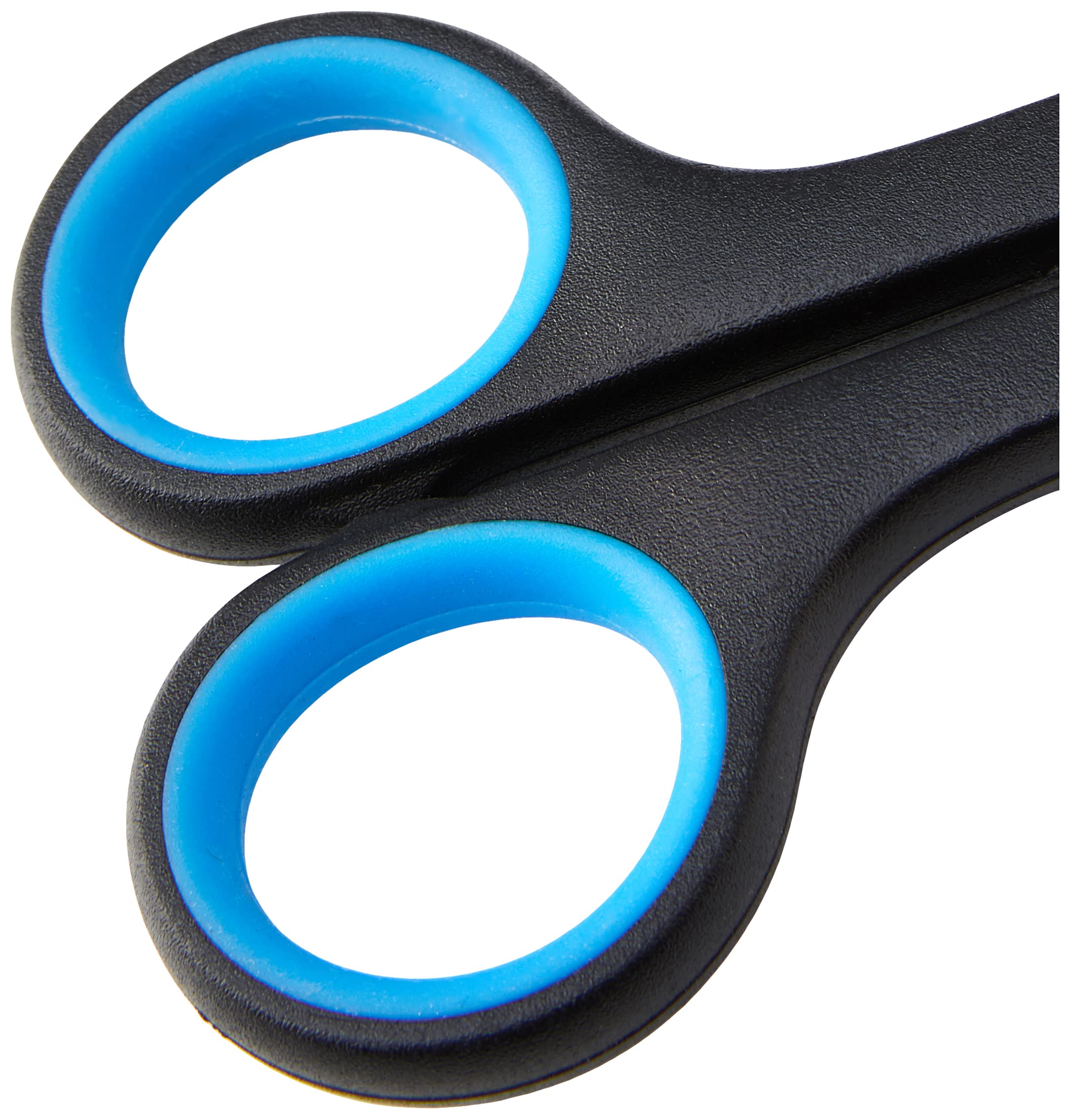 Westcott 5 inch Easy Grip Left Handed Soft Grip Scissor - Black/Blue - Black-Blue