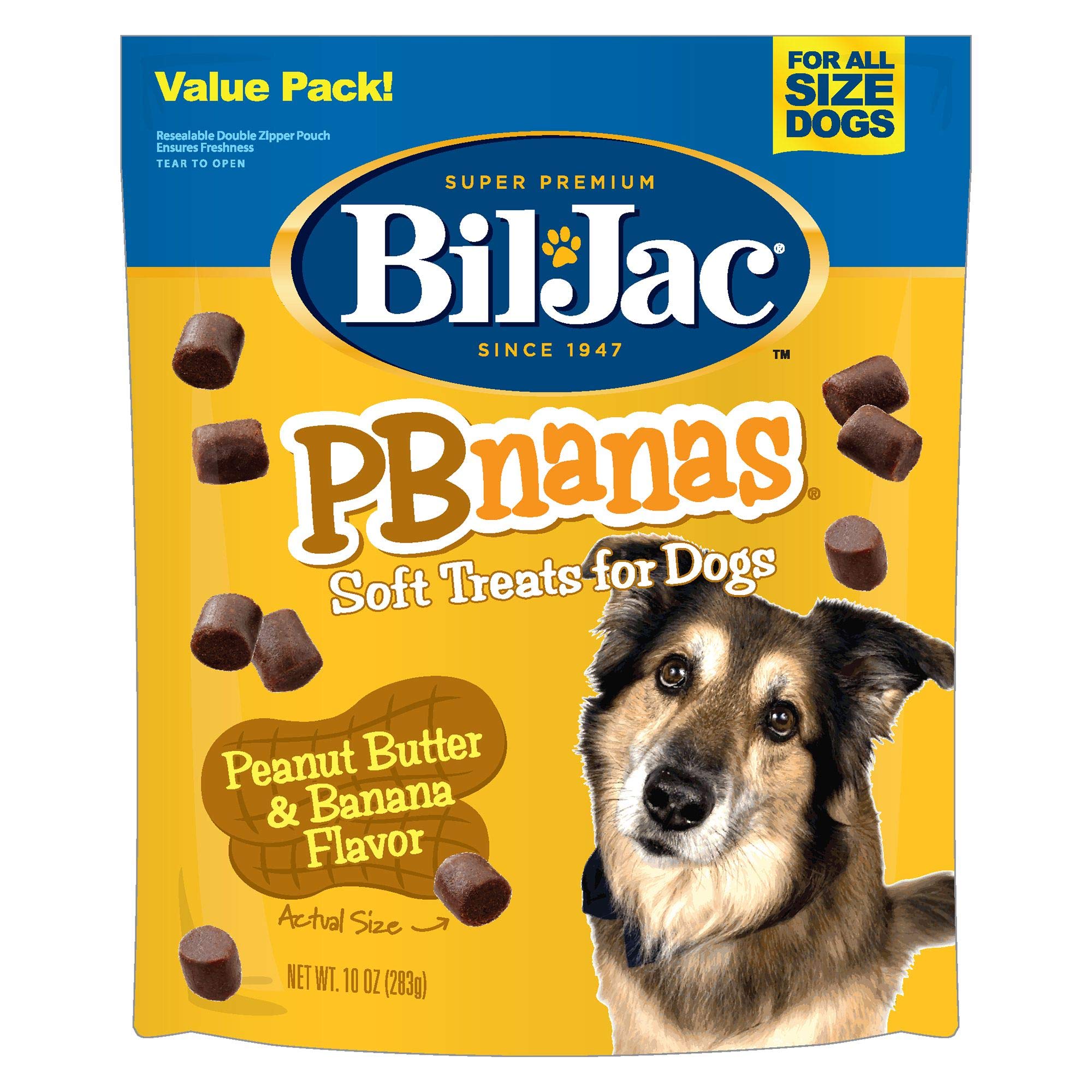 Bil-Jac Pbnanas Soft Dog Treats, 10 oz.