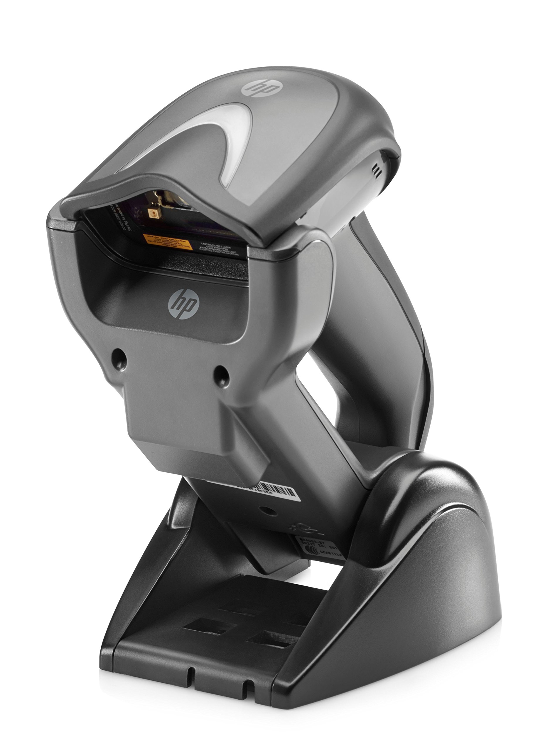 HP Wireless Bluetooth 1D 2D Barcode Scanner with USB Kit and Charging Base Station, E6P34AA