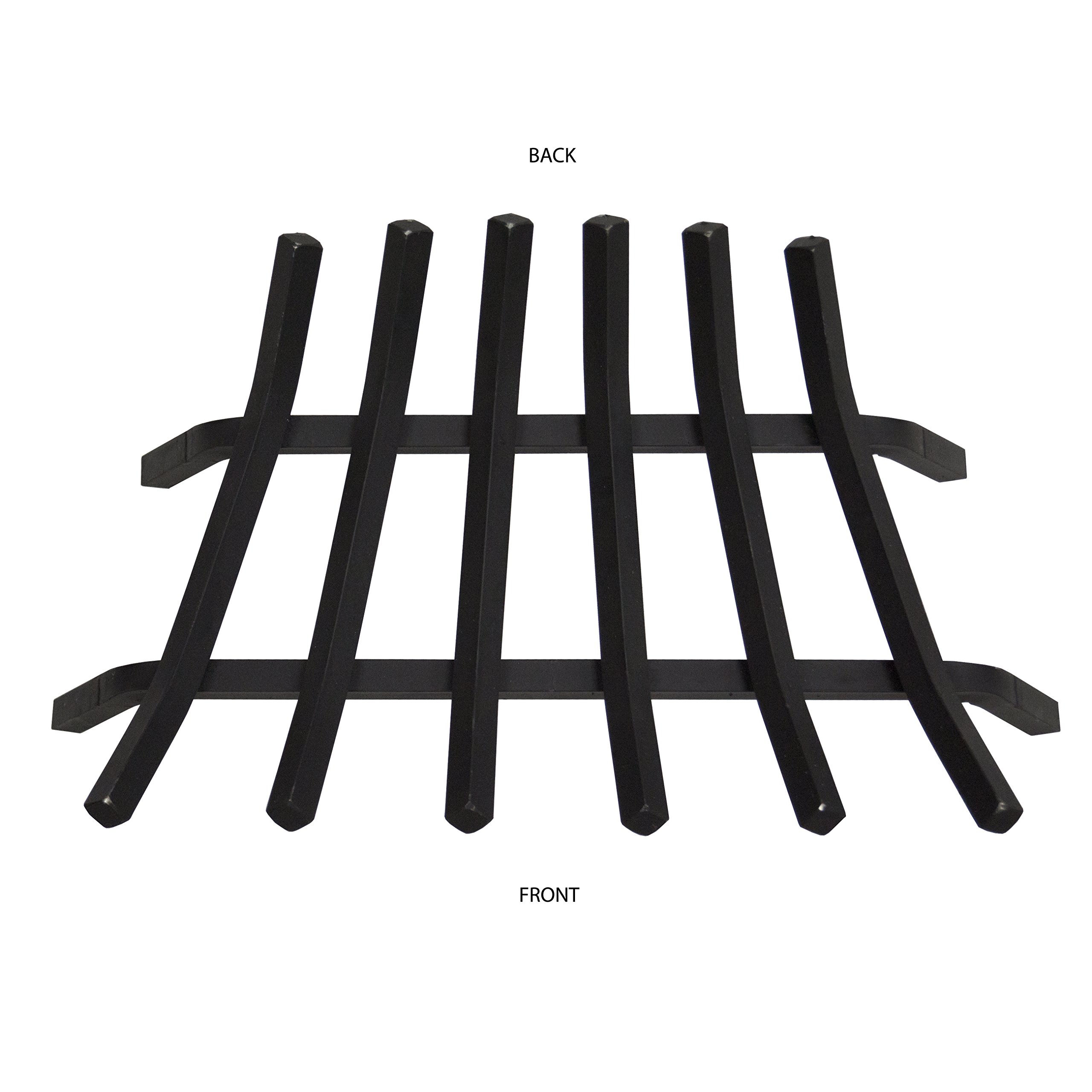 Pleasant Hearth BG7-246M 24-inch Lifetime Steel Grate, Black