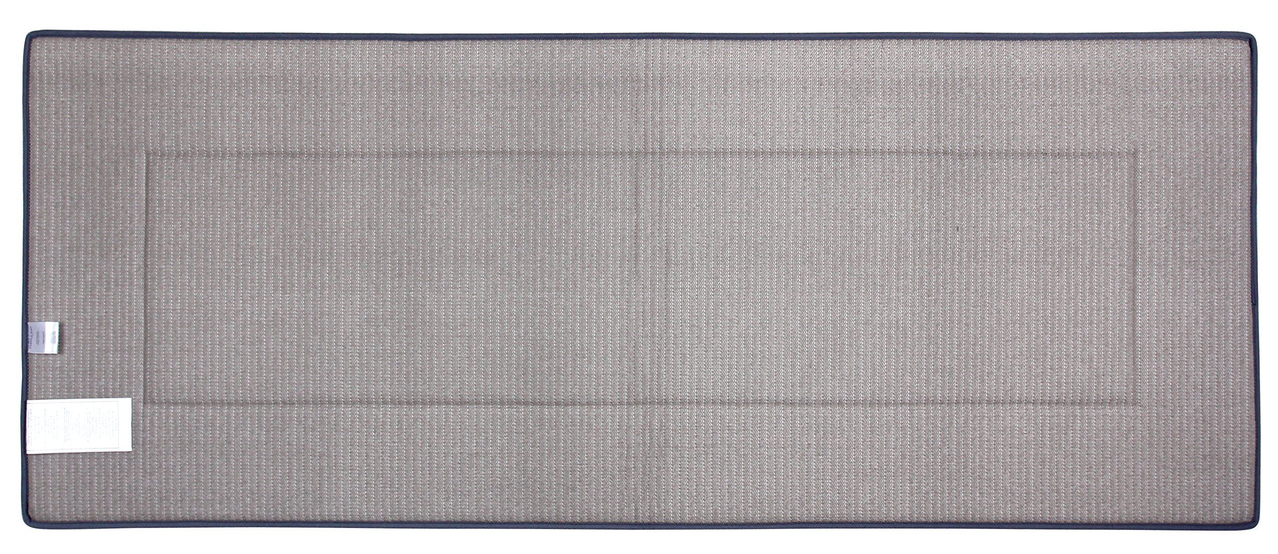 FABBRICA HOME Ultra-Soft Extra-Thick High Density Memory Foam (2 feet by 5 feet, Slate Gray)