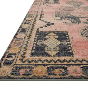 Loloi II Jocelyn Collection JOC-06 Runner Rug 2'-3" x 7'-6" Rose/Rose Rectangular 0.38" Thick