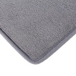 FABBRICA HOME Ultra-Soft Extra-Thick High Density Memory Foam (2 feet by 5 feet, Slate Gray)