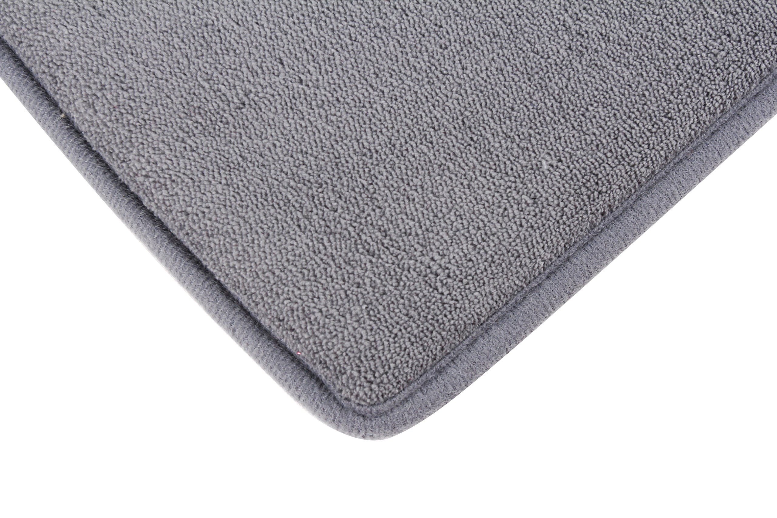 FABBRICA HOME Ultra-Soft Extra-Thick High Density Memory Foam (2 feet by 5 feet, Slate Gray)