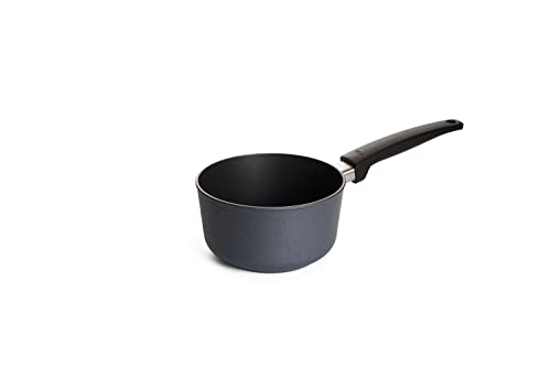 Woll Concept Plus Cast Saucepan with Lid and Sturdy Handle / 9 cm Deep / 18 cm Diameter / 2 Litres / Suitable for Induction Cookers