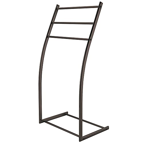 Kingston Brass SCC8255 Pedestal Steel Construction Towel Rack, Oil Rubbed Bronze