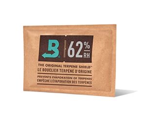 boveda for herbal storage | 62% rh 2-way humidity control | size 67 protects up to 1 pound (450 grams) flower | prevent terpene loss over drying and molding | 1-count