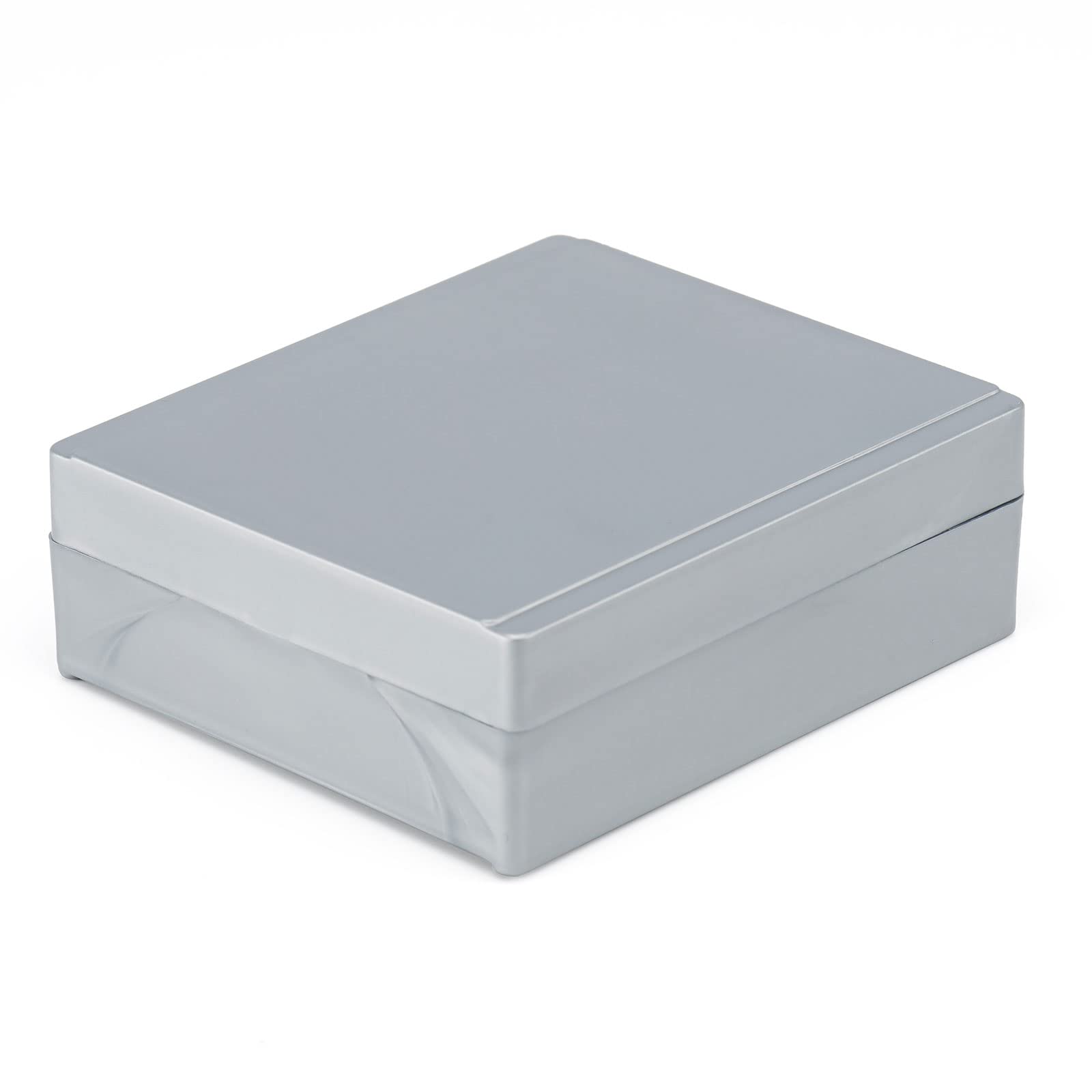 Globe Scientific 513075A ABS Plastic Cork Lined Slide Storage Box for 25 Slides, Gray