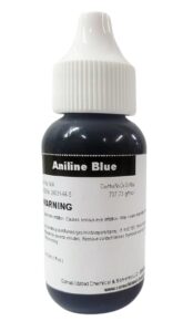 aniline blue stain 1oz (30ml) dropper bottle