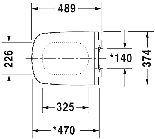 Duravit 0060590000 Durastyle Seat and Cover