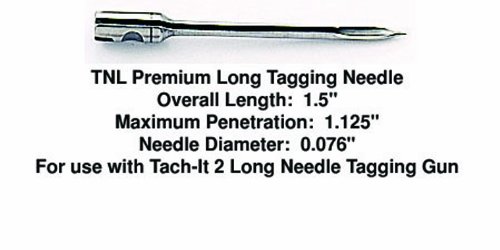 Tach-It Tach-It Long Premium Replacement Tagging Needles (Pack of 3)