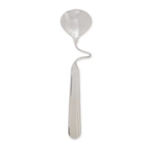 rsvp international endurance honey dipper spoon collection durable 18/8 stainless steel, dishwasher safe, balancing spoon, 5.625" length