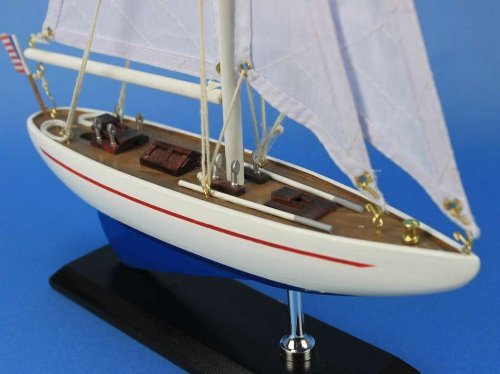 Hampton Nautical Enterprise Sailboat, 16"