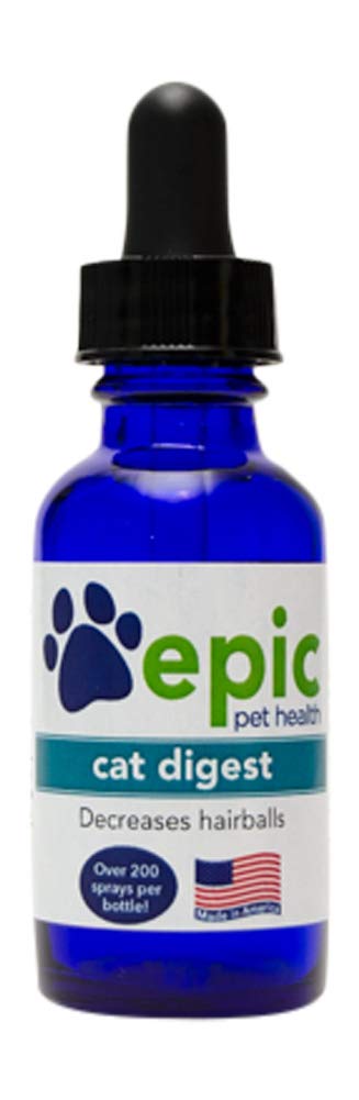 Cat Digest - Reduces Hairballs and Promotes Healthy Digestion (2 Ounce, Dropper)