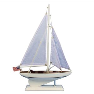 Hampton Nautical Intrepid Sailboat, 16"