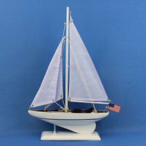 Hampton Nautical Intrepid Sailboat, 16"