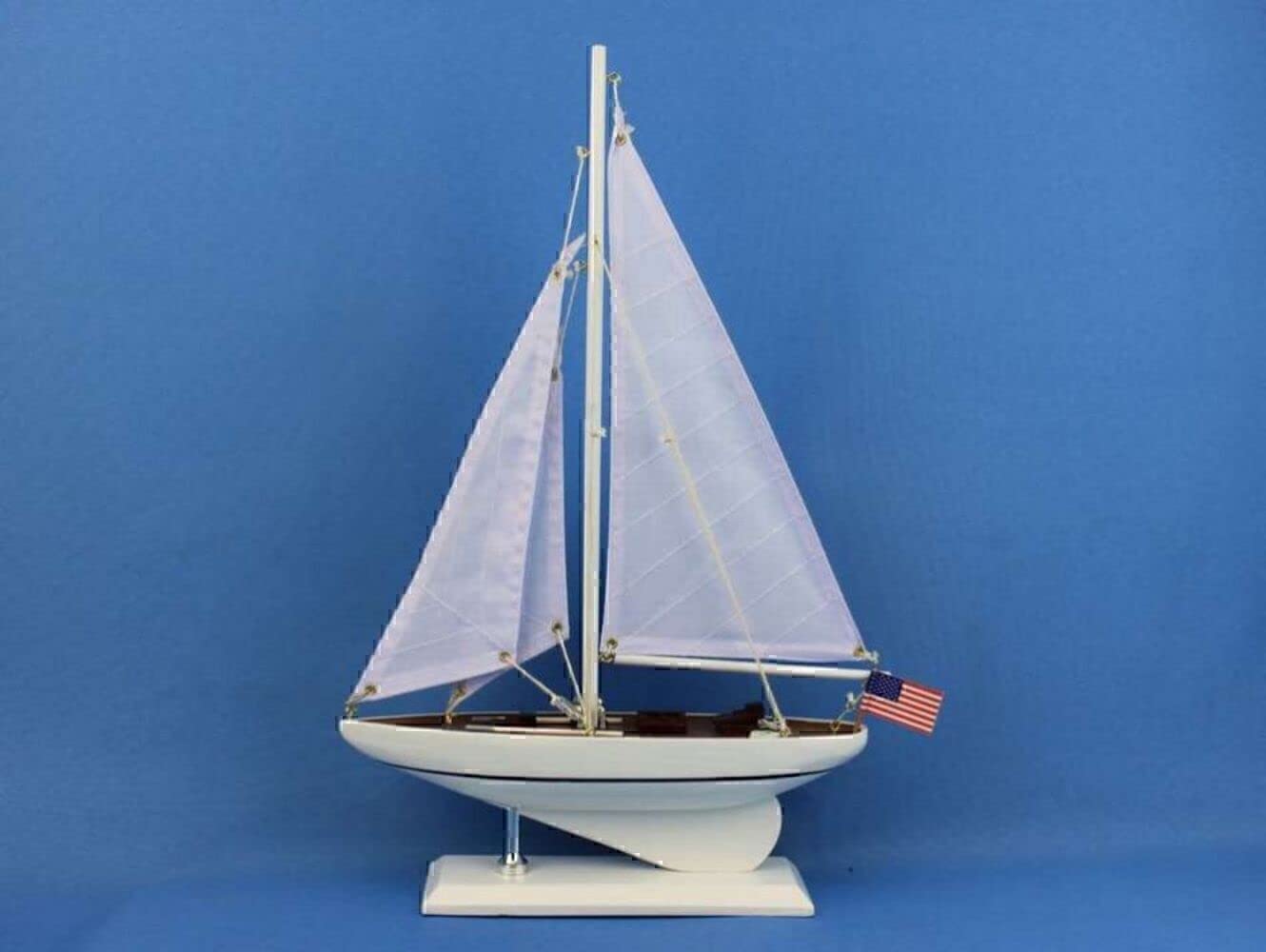 Hampton Nautical Intrepid Sailboat, 16"