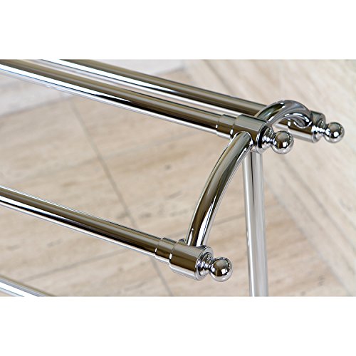 Kingston Brass SCC2291 Pedestal Towel-Rack, Polished Chrome