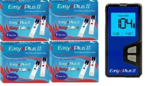 easy plus ii meter + 200ct test strips